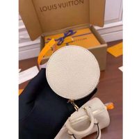 Louis Vuitton Women Papillon BB Carryall Bag Bouton Cream Saffron Embossed Grained Cowhide Leather