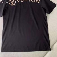 Louis Vuitton Women Vuittamins Cotton Jersey T-Shirt LV Circle Black Regular Fit