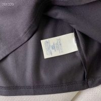 Louis Vuitton Women Vuittamins Cotton Jersey T-Shirt LV Circle Black Regular Fit