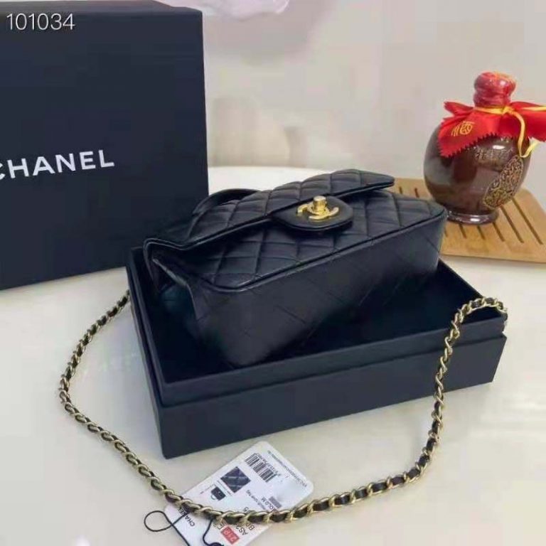 chanel mini flap bag with top handle price