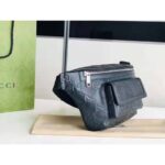 Gucci GG Unisex White Embossed Belt Bag Tonal Leather – Bild 4