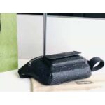 Gucci GG Unisex White Embossed Belt Bag Tonal Leather – Bild 6