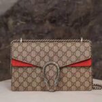 Gucci GG Women Dionysus GG Small Shoulder Bag Beige Ebony GG Supreme Canvas - Image 2