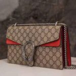 Gucci GG Women Dionysus GG Small Shoulder Bag Beige Ebony GG Supreme Canvas - Image 3