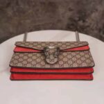 Gucci GG Women Dionysus GG Small Shoulder Bag Beige Ebony GG Supreme Canvas - Image 4