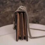 Gucci GG Women Dionysus GG Small Shoulder Bag Beige Ebony GG Supreme Canvas Brown Suede - Image 6