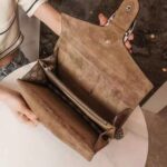 Gucci GG Women Dionysus GG Small Shoulder Bag Beige Ebony GG Supreme Canvas Brown Suede - Image 8