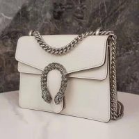 Gucci GG Women Dionysus Leather Mini Bag Beige Metal-Free Tanned Leather