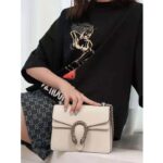Gucci GG Women Dionysus Leather Mini Bag Beige Metal-Free Tanned Leather – Image 14
