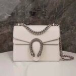 Gucci GG Women Dionysus Leather Mini Bag Beige Metal-Free Tanned Leather – Image 2