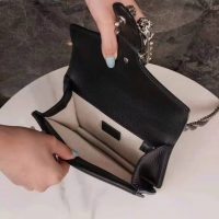 Gucci GG Women Dionysus Leather Mini Bag Black Metal-Free Tanned Leather