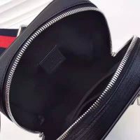 Gucci GG Women GG Black Belt Bag Black Grey Soft GG Supreme