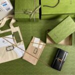 Gucci GG Women GG Jackie 1961 Chain Wallet Black Leather Gold-Toned Hardware - Bild 3