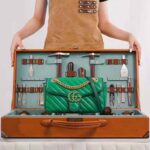 Gucci GG Women GG Marmont Small Shoulder Bag Bright Green Diagonal Matelassé Leather - Image 2