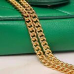 Gucci GG Women GG Marmont Super Mini Bag Bright Green Diagonal Matelassé Leather - Image 11