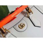 Gucci GG Women Gucci Diana Small Tote Bag Double G White Leather - Image 7