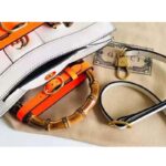 Gucci GG Women Gucci Diana Small Tote Bag Double G White Leather - Image 9