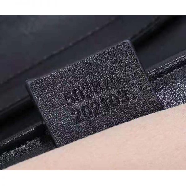 Gucci GG Women Padlock Mini Bag Beige and Ebony GG Supreme Canvas with Black Leather (10)