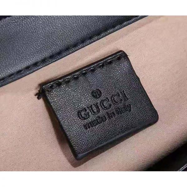 Gucci GG Women Padlock Mini Bag Beige and Ebony GG Supreme Canvas with Black Leather (9)
