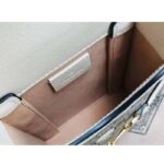 Gucci Unisex Gucci Horsebit 1955 Mini Bag Beige Ebony GG Supreme Canvas - Image 9