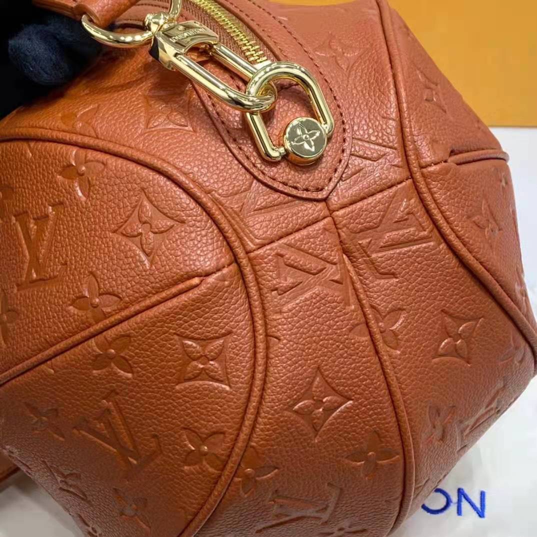 LVXNBA BALL IN BASKET from LV x NBA SEASON 2 collaboration. an official NBA basketball  bag with LV Monogram pattern. Priced at roughly…