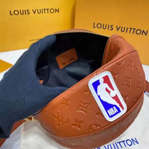 Louis Vuitton LV Unisex Ball in Basket LV x NBA Season 2 Brown Ball Grain Leather (9)