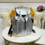 Louis Vuitton LV Unisex Christopher PM Backpack Monogram Mirror Coated Canvas Natural Cowhide - immagine 3