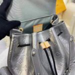 Louis Vuitton LV Unisex Christopher PM Backpack Monogram Mirror Coated Canvas Natural Cowhide - immagine 13