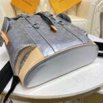 Louis Vuitton LV Unisex Christopher PM Backpack Monogram Mirror Coated Canvas Natural Cowhide - immagine 9