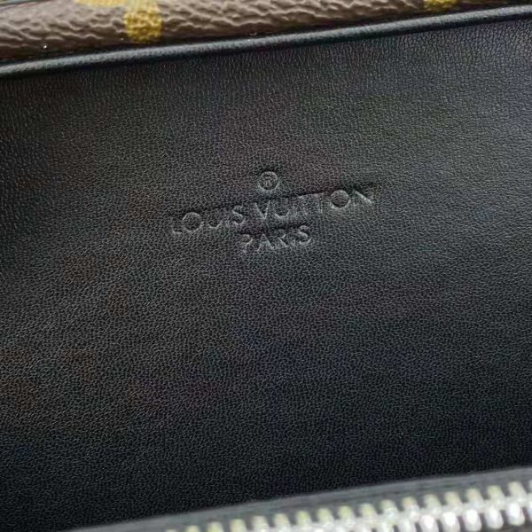 Louis Vuitton LV Unisex Clutch Box Brown Monogram Eclipse Coated Canvas Cowhide Leather (10)
