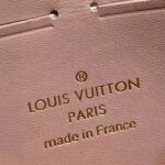 Louis Vuitton LV Unisex Croisette Chain Wallet Rose Ballerine Pink Damier Azur Coated Canvas - Imagen 23