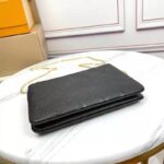 Louis Vuitton LV Unisex Double Zip Pochette Black Monogram Empreinte Embossed Supple Grained Cowhide - immagine 5