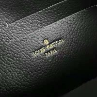 Louis Vuitton LV Unisex Double Zip Pochette Black Monogram Empreinte Embossed Supple Grained Cowhide