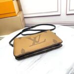 Louis Vuitton LV Unisex Double Zip Pochette Monogram Giant Reverse Monogram Coated Canvas - immagine 5