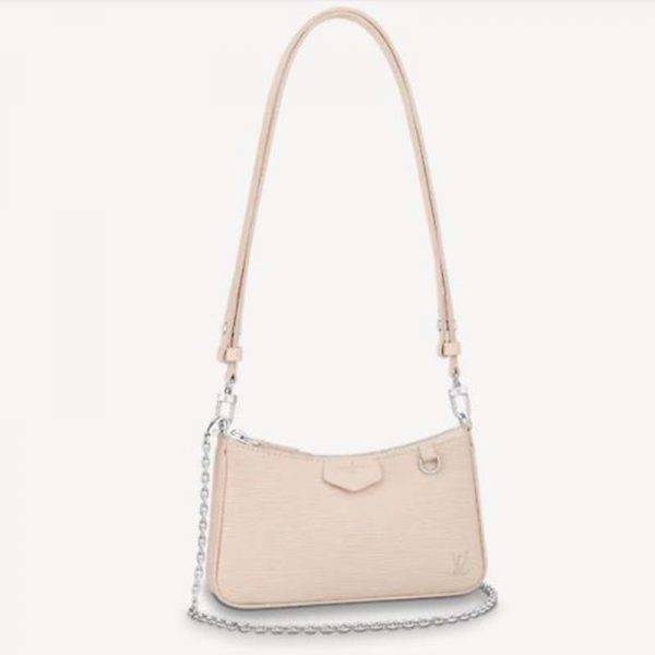 Louis Vuitton LV Unisex Easy Pouch On Strap Epi Embossed Supple Grained Cowhide Leather-Beige
