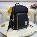 Louis Vuitton LV Unisex LVXNBA Basketball Backpack Black Ball Grain Leather - immagine 3