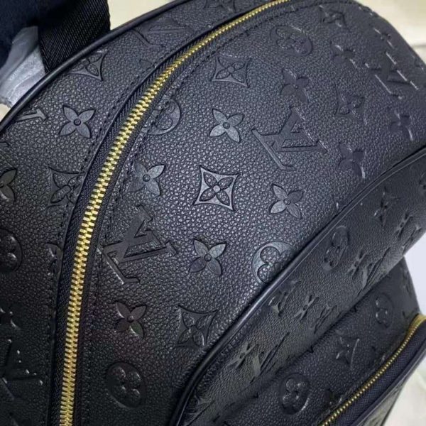 Louis Vuitton LV Unisex LVXNBA Basketball Backpack Black Ball Grain Leather (2)
