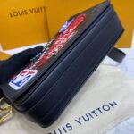 Louis Vuitton LV Unisex LVXNBA Studio Messenger Bag Black Cowhide Leather - Bild 7