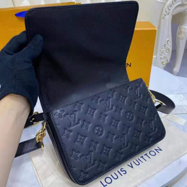 Louis Vuitton LV Unisex LVXNBA Studio Messenger Bag Black Cowhide Leather (7)