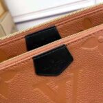 Louis Vuitton LV Unisex Multi Pochette Accessoires Black Embossed Supple Grained Cowhide - Bild 8