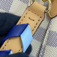 Louis Vuitton LV Unisex Néonoé MM Bucket Bag Blue Damier Azur Coated Canvas