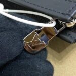 Louis Vuitton LV Unisex Pochette Voyage Gray Damier Graphite 3D Coated Canvas - Image 11