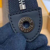 Louis Vuitton LV Unisex Pochette Voyage Gray Damier Graphite 3D Coated Canvas