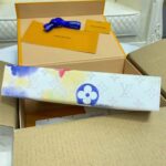 Louis Vuitton LV Unisex Pochette Voyage MM Monogram Watercolor Multico Coated Canvas - Image 4