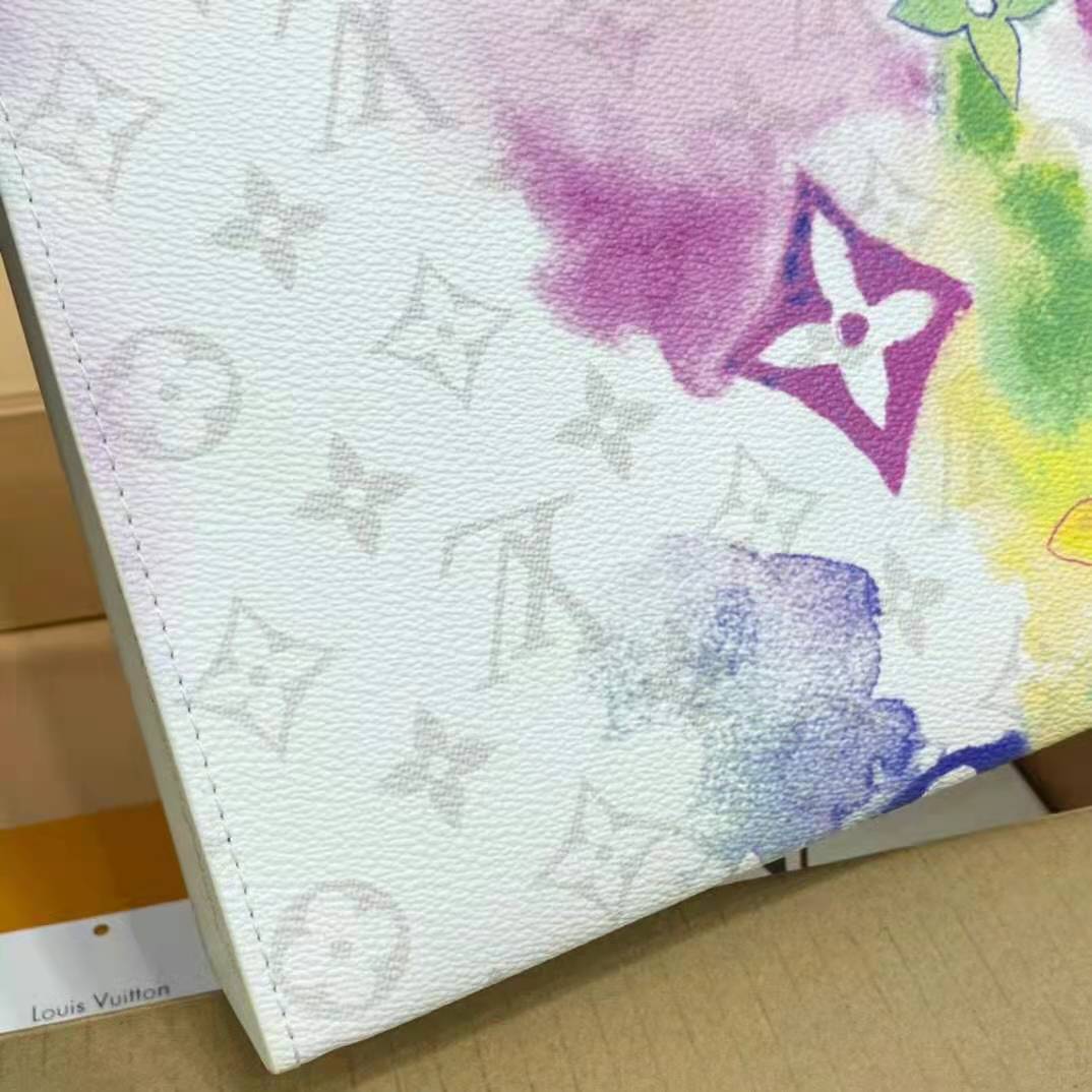 LOUIS VUITTON Monogram Watercolor Pochette Voyage MM Multicolor