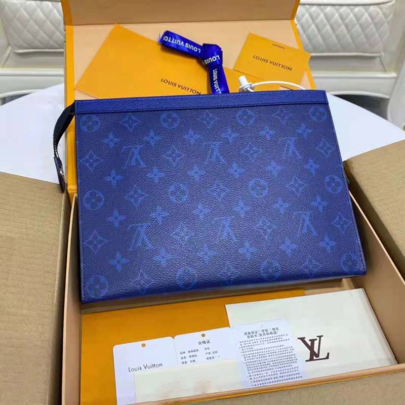 Louis Vuitton Pochette Voyage Limited Edition LV Rubber Monogram Canvas MM  Brown 23048571