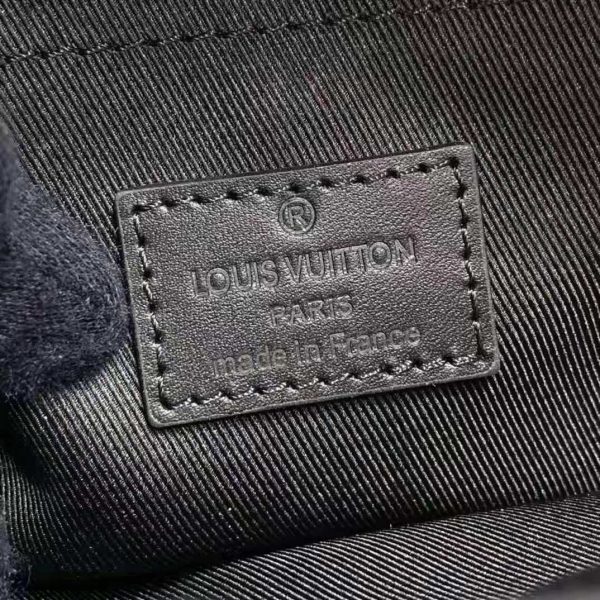 Louis Vuitton LV Unisex S Lock Messenger Black Monogram Embossed Taurillon Cowhide Leather (5)