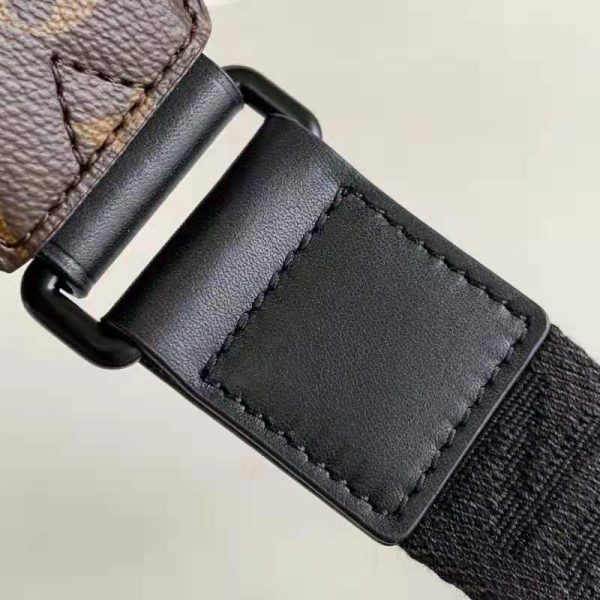Louis Vuitton LV Unisex S Lock Sling Bag Monogram Macassar Coated Canvas Epi Leather (3)