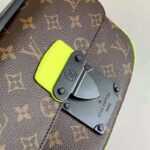 Louis Vuitton LV Unisex S Lock Sling Bag Monogram Macassar Coated Canvas Epi Leather - Image 5