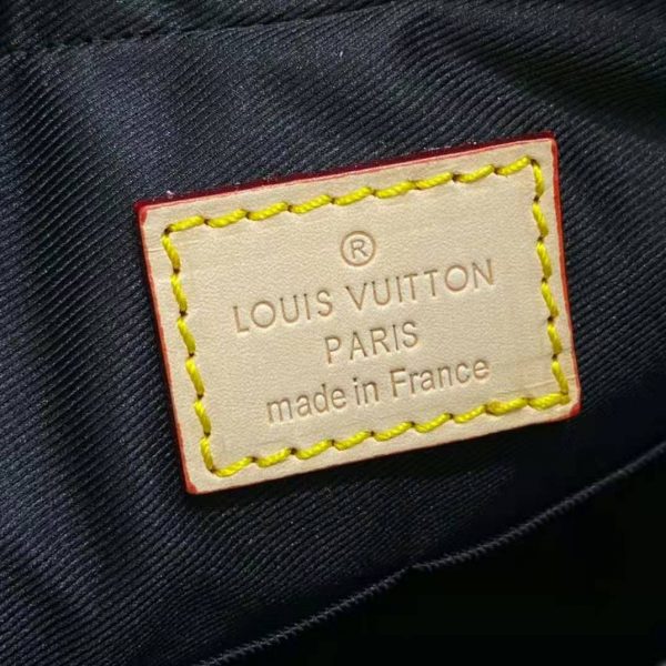 Louis Vuitton LV Unisex Trio Messenger Stone Gray Damier Salt Canvas Cowhide Leather (25)
